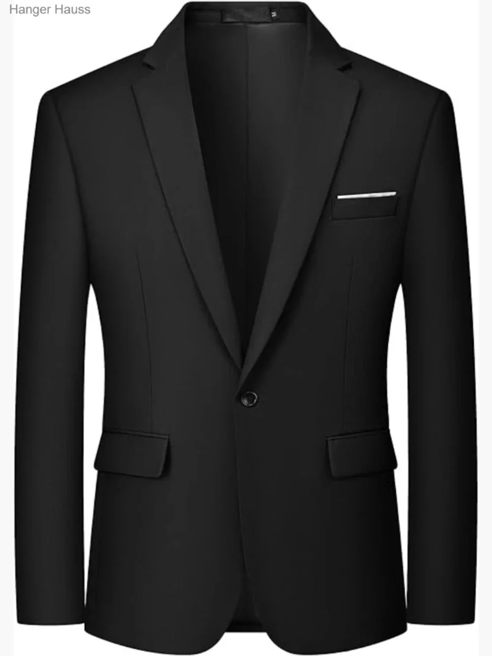 One Button Slim Fit Suit Jacket Sport Coat Lightweight Blazer